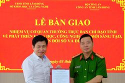 Công an tỉnh làm Cơ quan Thường trực Ban Chỉ đạo chuyển đổi số Lâm Đồng