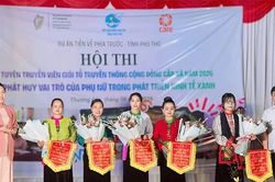 Hội thi Tuy&ecirc;n truyền vi&ecirc;n giỏi m&ocirc; h&igrave;nh 'Tổ truyền th&ocirc;ng cộng đồng' x&atilde; Thượng Cốc