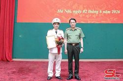 Giám đốc Công an tỉnh Sơn La được phong cấp bậc hàm Thiếu tướng
