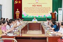 Hội nghị qu&aacute;n triệt, triển khai Nghị quyết Đại hội Đại biểu to&agrave;n quốc MTTQ Việt Nam lần thứ XI