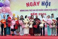 Sôi nổi chương trình 'Ngày hội thiếu nhi dành cho trẻ em có hoàn cảnh đặc biệt'