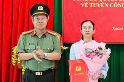 Kh&aacute;nh H&ograve;a tuyển dụng vợ Thiếu t&aacute; Nguyễn Xu&acirc;n Hải v&agrave;o C&ocirc;ng an nh&acirc;n d&acirc;n