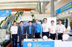 Công đoàn Điện lực Việt Nam tham gia Triển lãm chào mừng Đại hội XIV Công đoàn Việt Nam