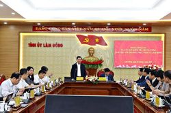 Ủy ban Kiểm tra Trung ương l&agrave;m việc với Thường trực Tỉnh ủy L&acirc;m Đồng về th&aacute;o gỡ vướng mắc c&aacute;c dự &aacute;n tồn đọng