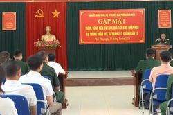 Phường Kiến Hưng chăm lo, động vi&ecirc;n t&acirc;n binh nhập ngũ