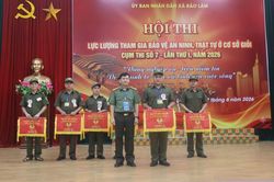 Cụm thi đua số 7 Hội thi lực lượng tham gia bảo vệ an ninh, trật tự ở cơ sở giỏi