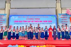 L&atilde;nh đạo tỉnh C&agrave; Mau gặp gỡ hơn 400 trẻ em nh&acirc;n Th&aacute;ng h&agrave;nh động v&igrave; trẻ em