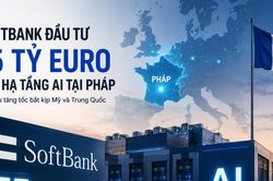 SoftBank r&oacute;t 75 tỷ euro x&acirc;y hạ tầng AI tại Ph&aacute;p
