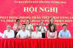 Phường Tương Mai đặt mục ti&ecirc;u tiết kiệm tối thiểu 3% điện năng