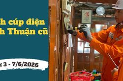 Lịch cúp điện Lâm Đồng (Bình Thuận cũ) từ ngày 3 – 7/6/2026: Hàng loạt khu dân cư sẽ bị cúp điện cả ngày