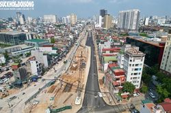 Diện mạo mới đường v&agrave;nh đai 1 nhiều đoạn được thảm nhựa
