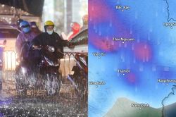 Dự báo Hà Nội sẽ có mưa to kèm dông từ đêm nay đến rạng sáng mai