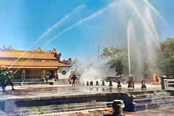 Huế diễn tập chữa cháy, cứu nạn tại nhiều di tích trọng điểm