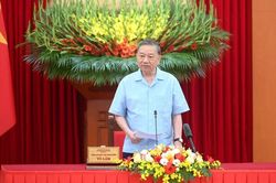 [Ảnh] Tổng B&iacute; thư, Chủ tịch nước T&ocirc; L&acirc;m chủ tr&igrave; l&agrave;m việc về Đề &aacute;n đổi mới m&ocirc; h&igrave;nh ph&aacute;t triển đất nước