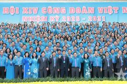 Hôm nay, khai mạc Đại hội XIV Công đoàn Việt Nam, nhiệm kỳ 2026-2031