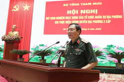 Bộ Quốc phòng đã điều chỉnh hàng nghìn tổ chức quân sự địa phương