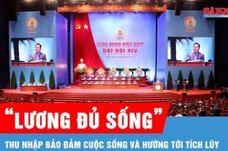 Đề xuất sớm hình thành chủ trương 'lương đủ sống' thay thế lương tối thiểu