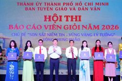 TPHCM: 31 th&iacute; sinh tranh t&agrave;i b&aacute;o c&aacute;o vi&ecirc;n giỏi năm 2026