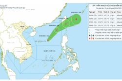 Biển Đông xuất hiện áp thấp nhiệt đới đầu tiên của năm 2026