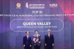 Queen Valley Estate ghi dấu trong Top 10 đô thị du lịch, nghỉ dưỡng, giải trí tiềm năng nhất Việt Nam