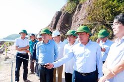 Phó Chủ tịch UBND tỉnh Nghệ An Hoàng Phú Hiền kiểm tra tiến độ thi công, giải ngân vốn 9 dự án giao thông