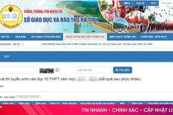 Điểm thi lớp 10 Hà Tĩnh 2026: Link tra cứu nhanh, chính xác nhất