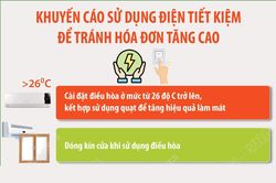 Khuyến cáo sử dụng điện tiết kiệm để tránh hóa đơn tăng cao