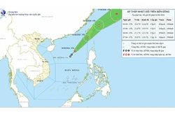Tin mới nhất về áp thấp nhiệt đới đầu tiên năm 2026 xuất hiện trên Biển Đông