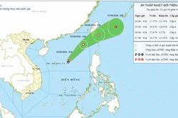 &Aacute;p thấp nhiệt đới di chuyển nhanh tr&ecirc;n Biển Đ&ocirc;ng, liệu c&oacute; trở th&agrave;nh cơn b&atilde;o đầu ti&ecirc;n?