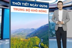 Bản tin thời tiết ngày 5/6: Nắng nóng Bắc Bộ hạ nhiệt, vùng núi đề phòng mưa dông và lốc sét
