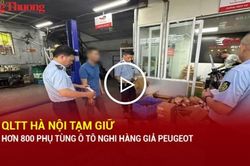 QLTT Hà Nội tạm giữ hơn 800 phụ tùng ô tô nghi hàng giả Peugeot