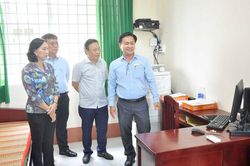 Ph&oacute; Chủ tịch UBND tỉnh An Giang Nguyễn Thị Minh Th&uacute;y kiểm tra c&ocirc;ng t&aacute;c chuẩn bị kỳ thi tốt nghiệp THPT năm 2026