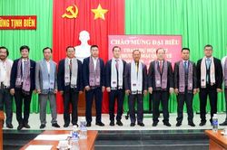 Phó Chủ tịch Thường trực UBND tỉnh An Giang Nguyễn Thanh Phong tiếp các đoàn đại biểu Campuchia, Lào và Hội Khmer - Việt Nam