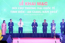 Khai mạc Hội chợ Thương mại quốc tế Tịnh Biên - An Giang năm 2026