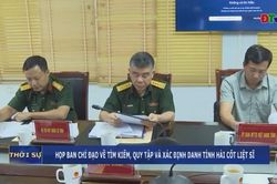 Họp ban chỉ đạo về tìm kiếm, quy tập và xác định danh tính hài cốt liệt sĩ