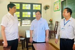Phó Chủ tịch UBND tỉnh Lâm Hải Giang kiểm tra công tác chuẩn bị kỳ thi tốt nghiệp THPT năm 2026