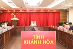 Phó Bí thư Tỉnh ủy, Chủ tịch Ủy ban MTTQ Việt Nam tỉnh Nguyễn Khắc Hà làm việc với Ban Tuyên giáo và Dân vận Tỉnh ủy