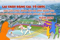 Lai Ch&acirc;u đăng cai, tổ chức Giải Cầu l&ocirc;ng, B&oacute;ng b&agrave;n gia đ&igrave;nh quốc gia; Giải V&ocirc; địch Taekwondo c&aacute;c C&acirc;u lạc bộ quốc gia năm 2026