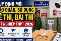 Quy định mới về bảo quản đề thi, b&agrave;i thi tốt nghiệp THPT 2026
