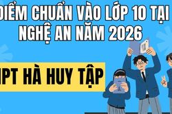 Điểm chuẩn v&agrave;o 10 trường THPT H&agrave; Huy Tập tại Nghệ An 2026