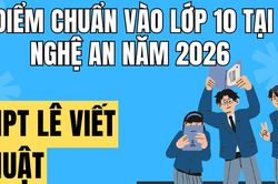 Điểm chuẩn vào 10 trường THPT Lê Viết Thuật tại Nghệ An 2026