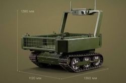 Ukraine phê duyệt robot mặt đất Vepr hỗ trợ tác chiến đa năng