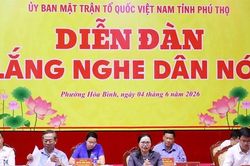 Tiếp nhận 21 lượt ý kiến của Nhân dân tại diễn đàn 'Lắng nghe dân nói'