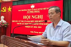 Đại biểu HĐND tỉnh tiếp xúc cử tri trước kỳ họp thứ 3, HĐND tỉnh khóa IX