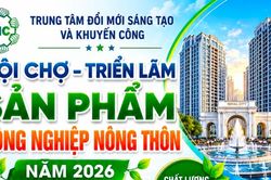 200 gian h&agrave;ng tham gia Hội chợ Triển l&atilde;m sản phẩm c&ocirc;ng nghiệp n&ocirc;ng th&ocirc;n