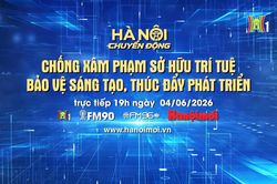 Đón xem chương trình Hà Nội chuyển động ngày 4/6: 'Chống xâm phạm sở hữu trí tuệ - Bảo vệ sáng tạo, thúc đẩy phát triển'