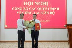 Công bố quyết định của Ban Thường vụ Tỉnh ủy về công tác cán bộ tại phường Tân Giang