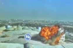 Video khoảnh khắc Iran tấn c&ocirc;ng s&acirc;n bay ở Kuwait khiến nhiều người bị thương