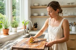 Cách vệ sinh thớt gỗ bị mốc để an toàn khi nấu ăn