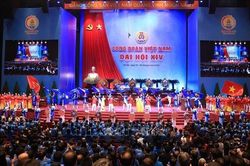 Khai mạc Phi&ecirc;n trọng thể Đại hội C&ocirc;ng đo&agrave;n Việt Nam lần thứ XIV